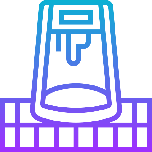 urinal Meticulous Gradient icon