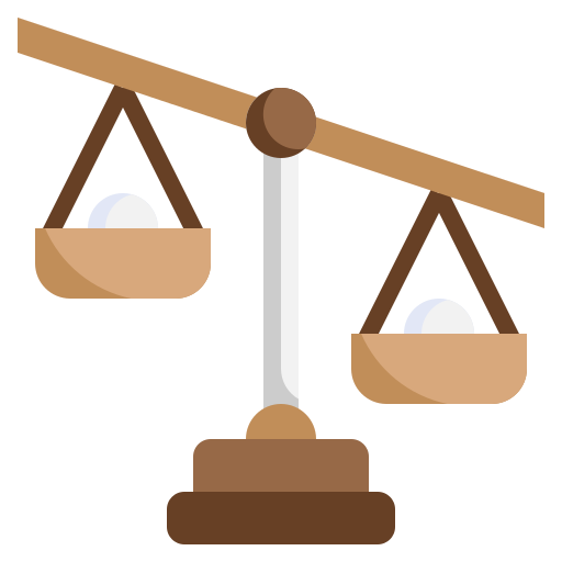scala della giustizia Surang Flat icona