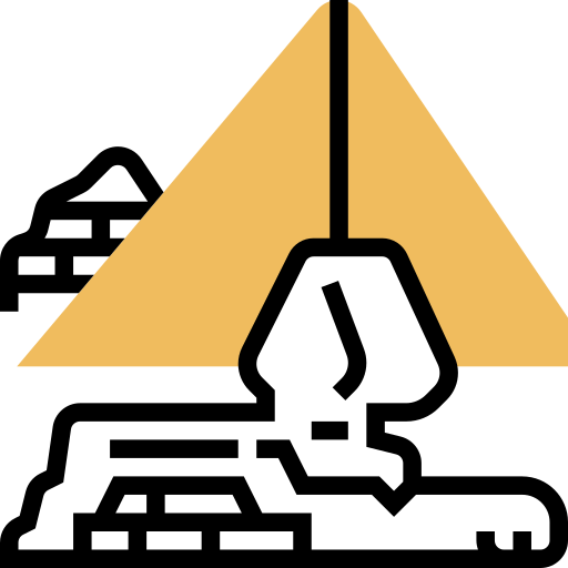 ピラミッド Meticulous Yellow shadow icon