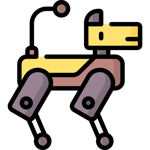 Robot dog Special Lineal color icon