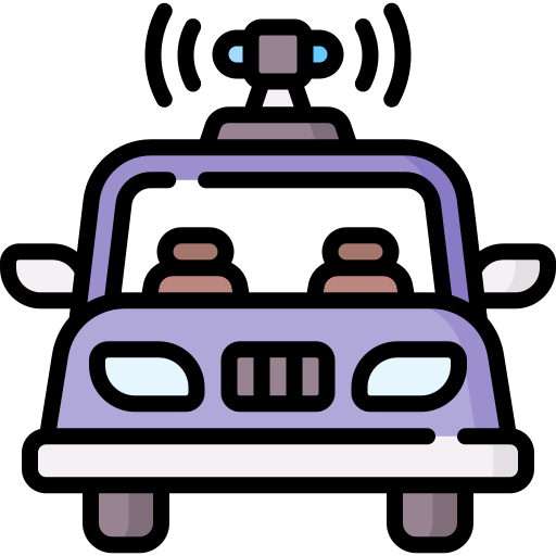 autonomiczny samochód Special Lineal color ikona