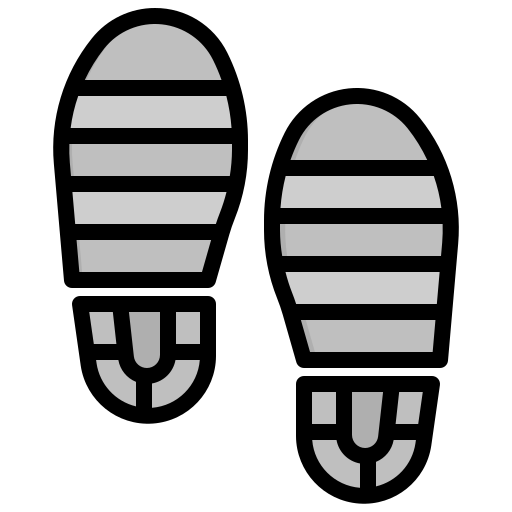 Footprint Surang Lineal Color icon