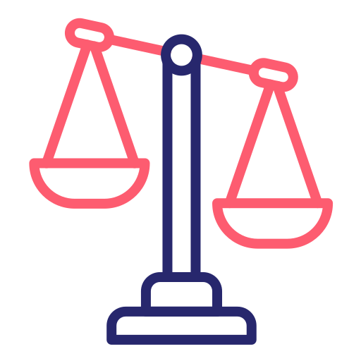 正義の天秤 Generic Outline Color icon