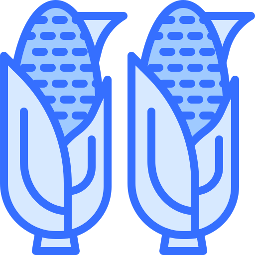 maïs Coloring Blue Icône