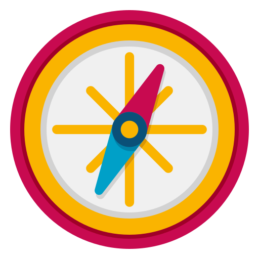 kompas Flaticons Flat ikona