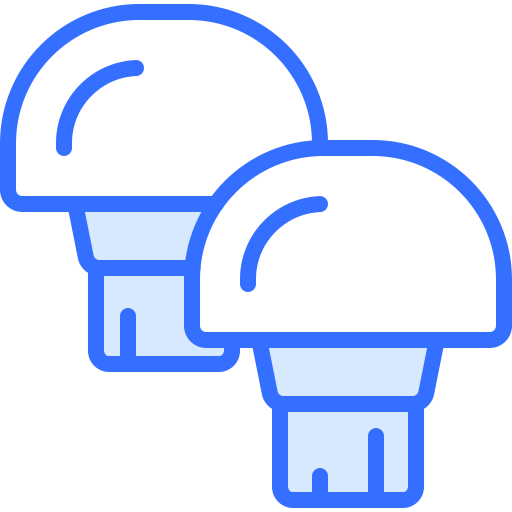Mushroom Coloring Blue icon