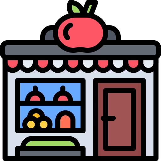 Shop Coloring Color icon