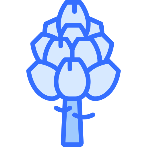 carciofo Coloring Blue icona