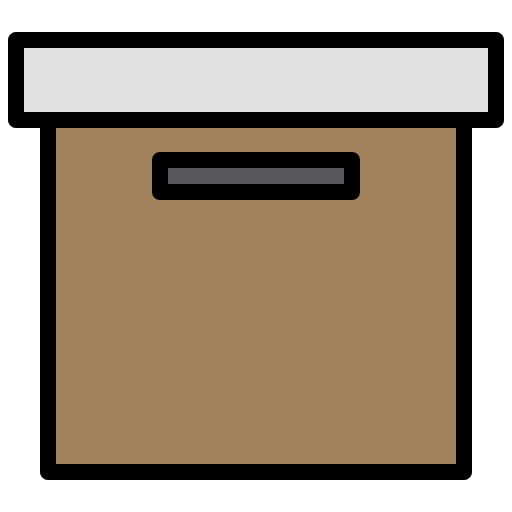 scatola xnimrodx Lineal Color icona