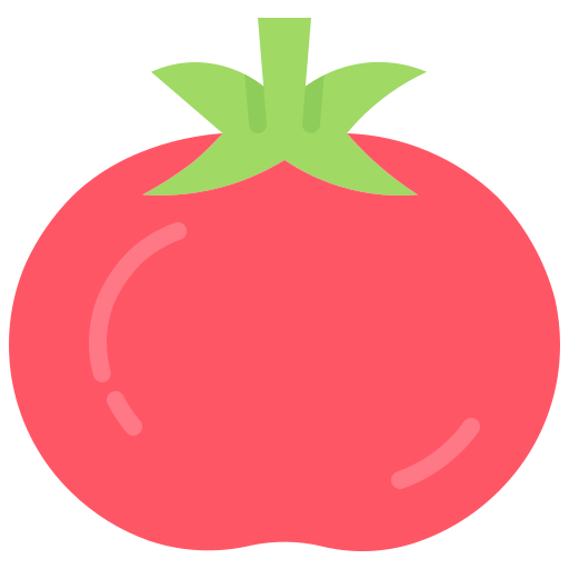 Tomato Coloring Flat icon