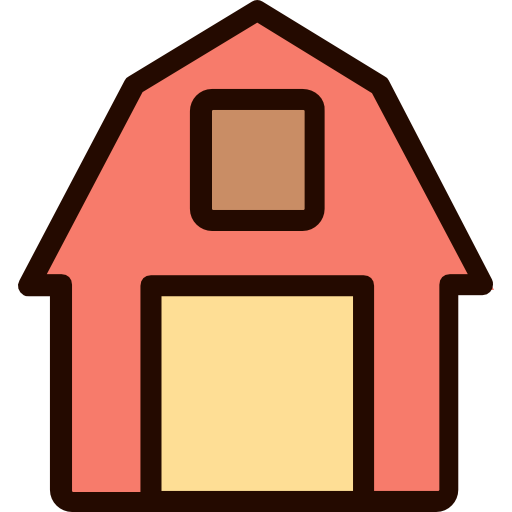 Barn Good Ware Lineal Color icon