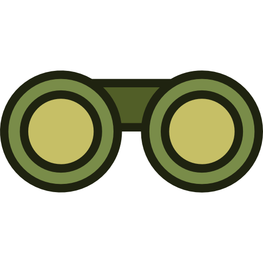 Binoculars Good Ware Lineal Color icon