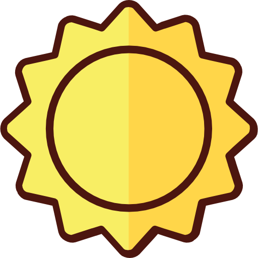 Sun Good Ware Lineal Color icon