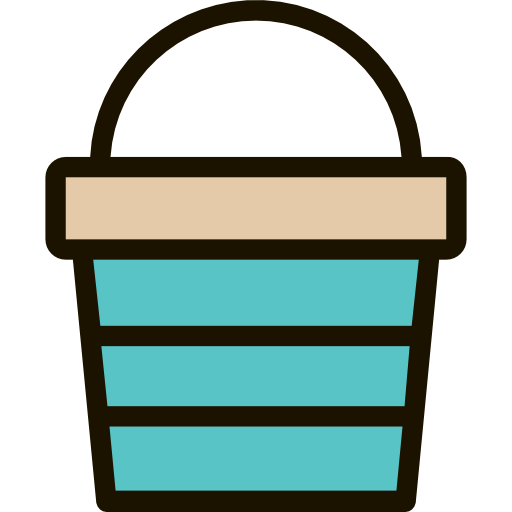 Bucket Good Ware Lineal Color icon