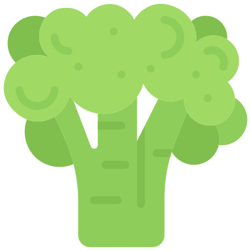 brokuły Coloring Flat ikona