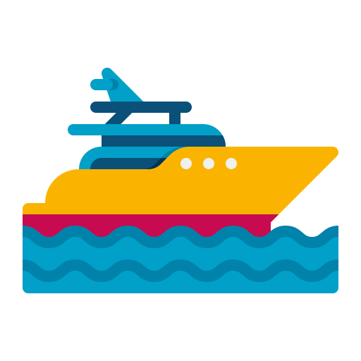Яхта Flaticons Flat иконка