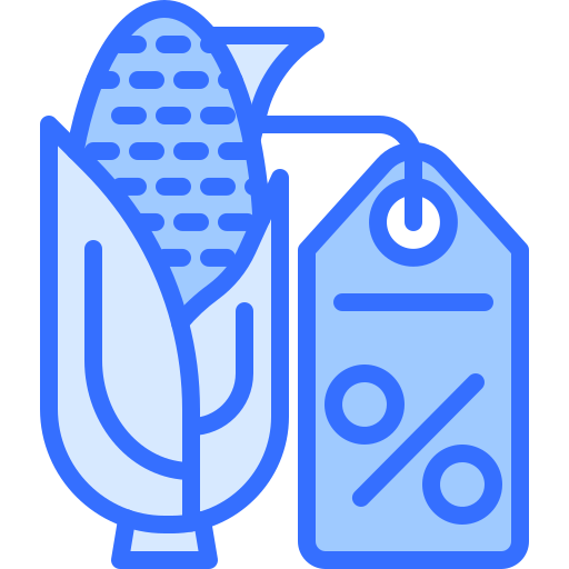 maïs Coloring Blue icoon
