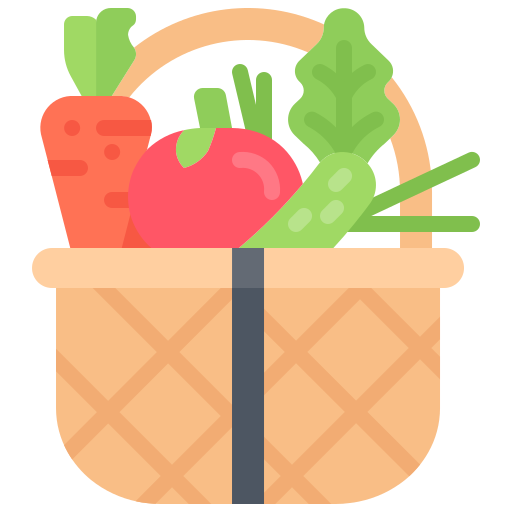 verduras Coloring Flat icono