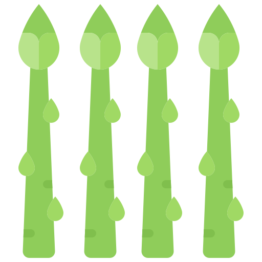 spargel Coloring Flat icon