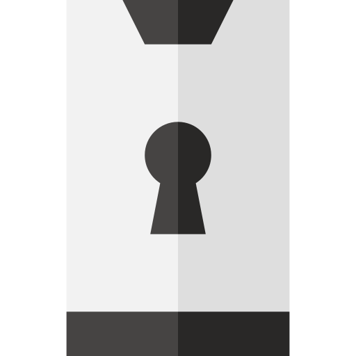 비밀번호 Basic Straight Flat icon