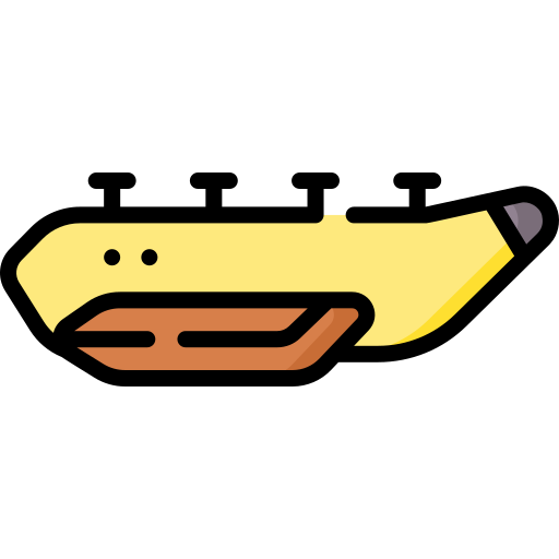 bateau banane Special Lineal color Icône