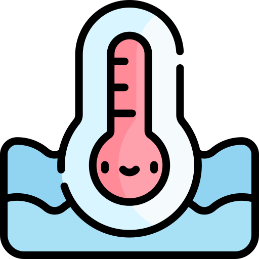 Swimming pool Kawaii Lineal color icon