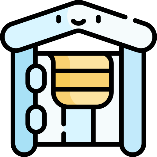 部屋を変える Kawaii Lineal color icon