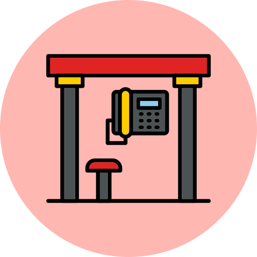 Telephone box Generic Outline Color icon