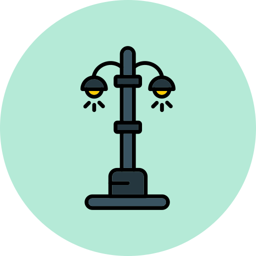 Street light Generic Outline Color icon