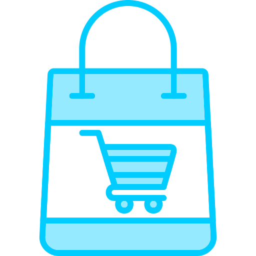 Delivery bag Generic Blue icon