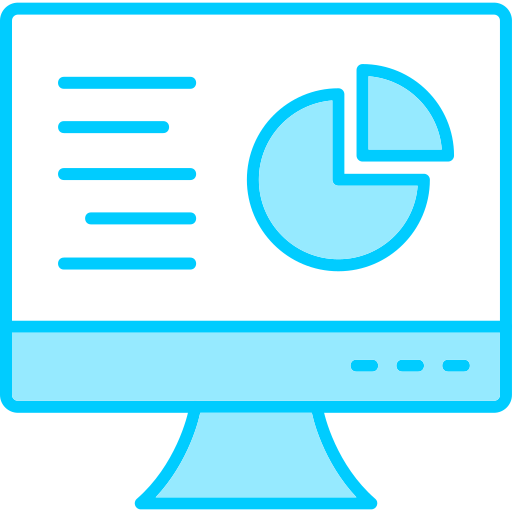gráfico circular Generic Blue icono