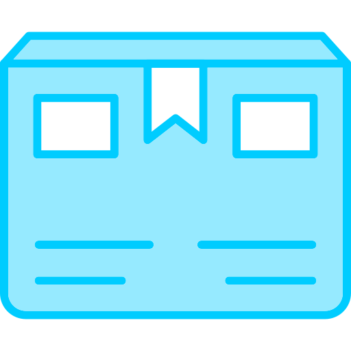 宅配ボックス Generic Blue icon