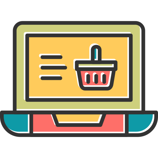 온라인 쇼핑 Generic Color Omission icon