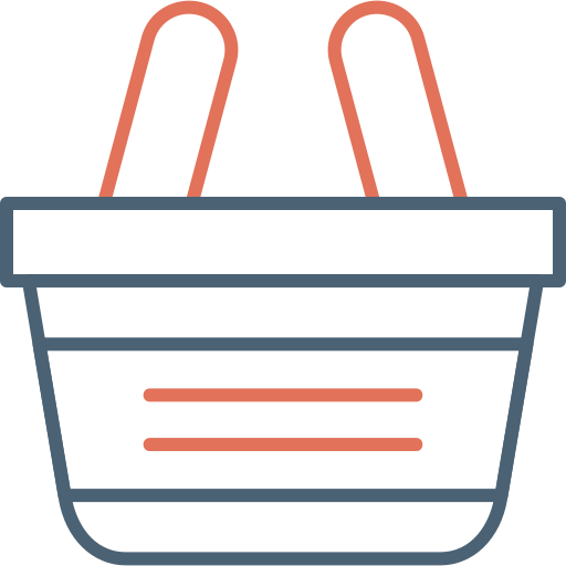 cesta de la compra Generic Outline Color icono