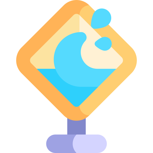 서핑 Kawaii Flat icon