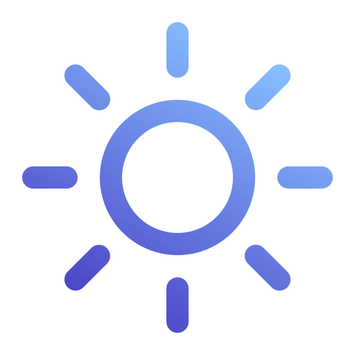 Światło słoneczne Generic Gradient ikona