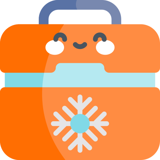 Refrigerator Kawaii Flat icon