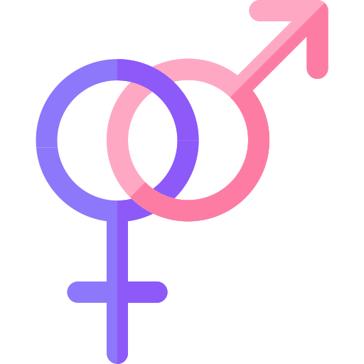 symbol płci Basic Rounded Flat ikona