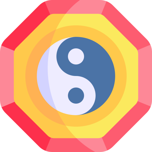 陰陽 Kawaii Flat icon