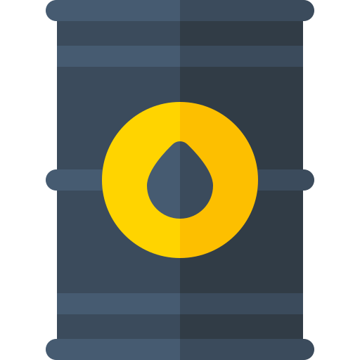 Oil tank Basic Rounded Flat icon