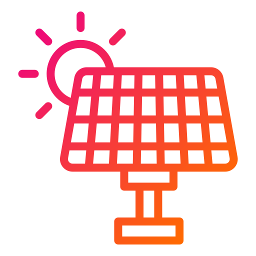 zonnepaneel Generic Gradient icoon