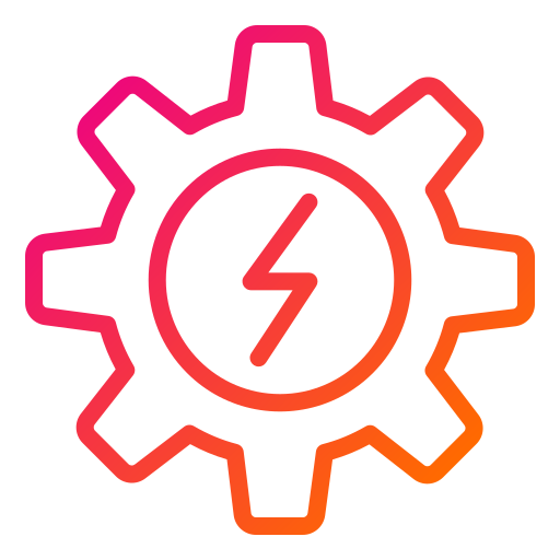 Electric gear Generic Gradient icon