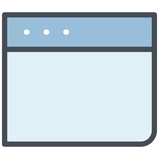 browser Generic Outline Color icon