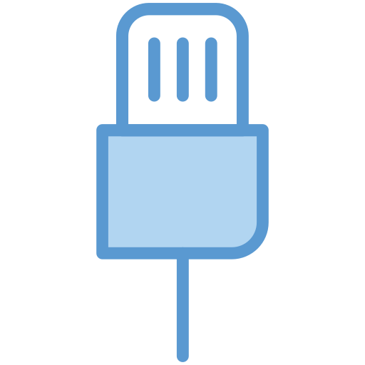 usb-kabel Generic Blue icoon