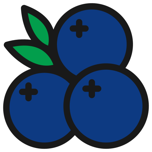 Blueberry Generic Outline Color icon