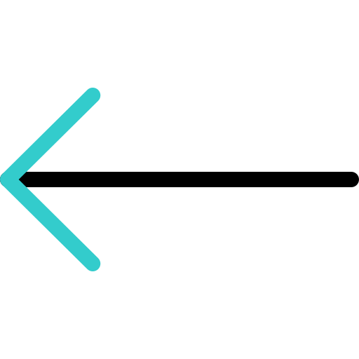 Left arrow Basic Accent Outline icon