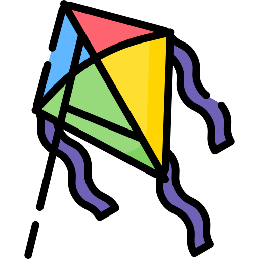 Kite Special Lineal color icon