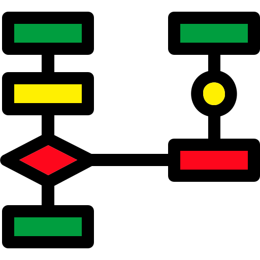 stroomschema Generic Outline Color icoon