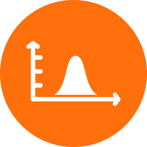 Bell curve Generic Mixed icon