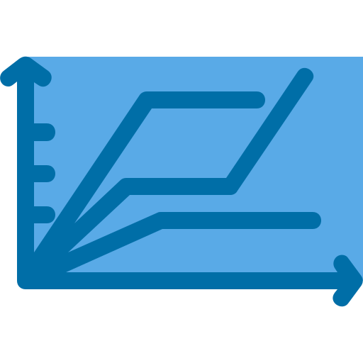 liniendiagramm Generic Blue icon